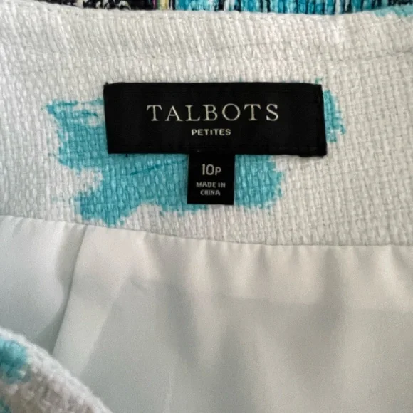 Talbots Venice Grand Canal Scenic Print Skirt Women’s Size 10P - Picture 10 of 14